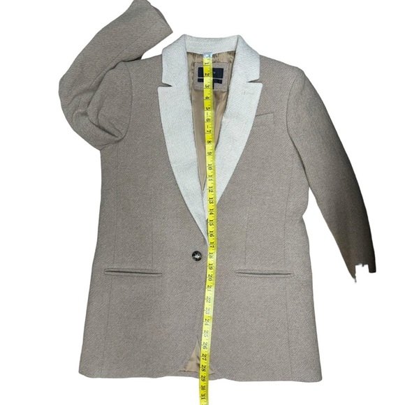 J. Crew Alfie blazer with contrast collar in Italian cotton-wool Size 4 Career - Picture 15 of 16